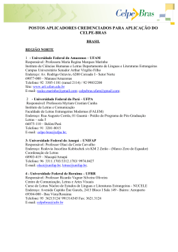 POSTOS APLICADORES CREDENCIADOS PARA