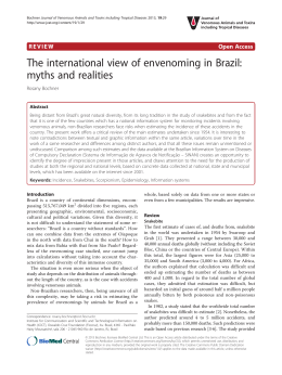 The international view of envenoming in Brazil - Arca