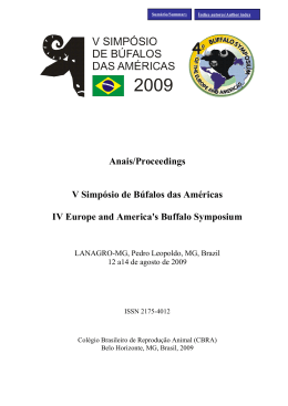 Proceedings of the XXX ISAG - Associação Brasileira de Criadores