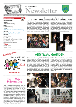 Newsletter - St. Nicholas School
