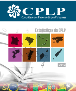 Estatisticas da CPLP 2012