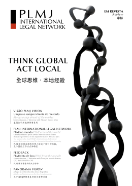 Revista PLMJ International Legal Network 2013 / 2014