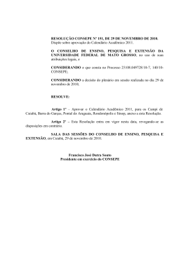 Universidade Federal do Mato Grosso