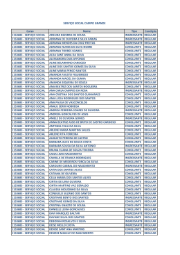 SERVIÇO SOCIAL ADRI