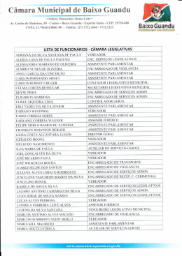 ` CâmaraMunicipal de BaixoxGuandu