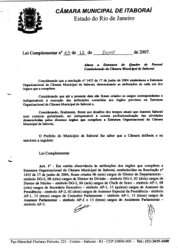 063 - Legislação Itaboraí