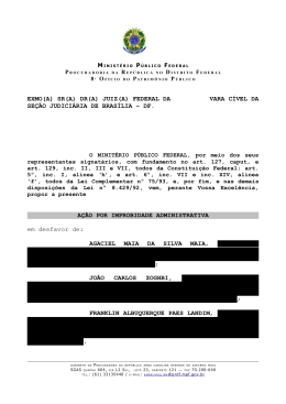 AIA - Agaciel Maia e outros - Procuradoria da Rep&uacute;blica no DF