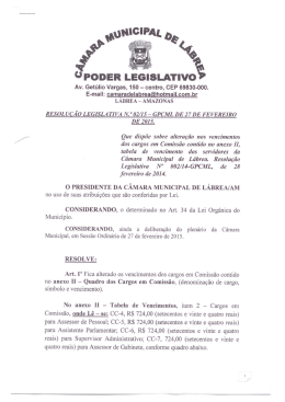 0 PODER LEGISLATIVO