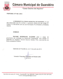 - Câmara Municipal de Guarabira