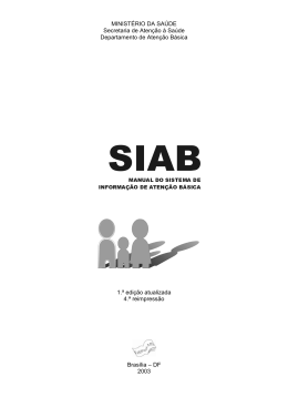 Manual do SIAB