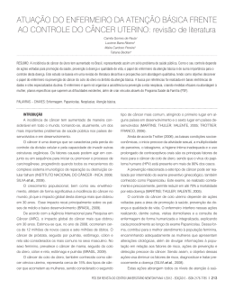 ATUA&Ccedil;&Atilde;O DO ENFERMEIRO DA ATEN&Ccedil;&Atilde;O B&Aacute;SICA FRENTE AO