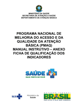 Programa Nacional de Melhoria do Acesso e da Qualidade