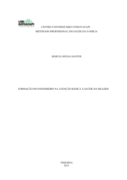 forma&ccedil;&atilde;o do enfermeiro na aten&ccedil;&atilde;o b&aacute;sica &agrave; sa&uacute;de