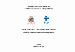 Fortalecimento da Aten&ccedil;&atilde;o B&aacute;sica em Joinville