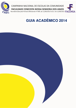 GUIA ACAD&Ecirc;MICO 2014