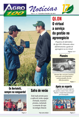 Edi&ccedil;&atilde;o 7 - Agro100