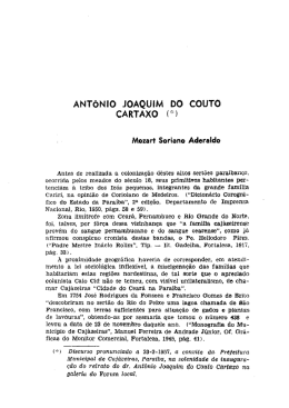 Ant&ocirc;nio Joaquim do Couto Cartaxo