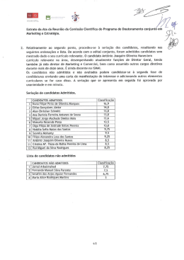 Selected candidates of 1st phase