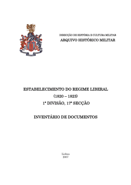 1-17 Estabelecimento do Regime Liberal _1820 - 1823