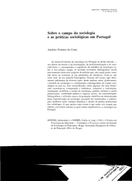 PDF - Sociologia, Problemas e Práticas
