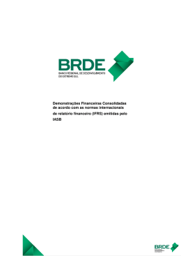 IFRS - BRDE
