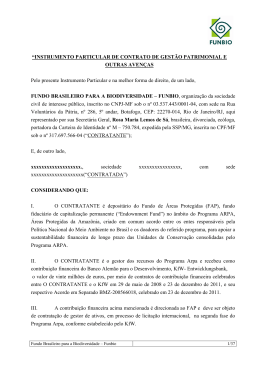 Modelo Contrato de Gestao Patrimonial FAP-KfW