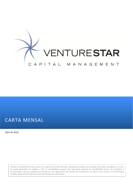 carta mensal - VentureStar