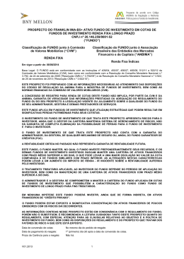 PROSPECTO DO FRANKLIN IMA