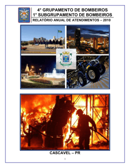 4&deg; grupamento de bombeiros - Corpo de Bombeiros de Cascavel