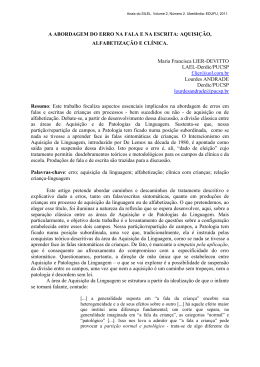 artigo - Instituto de Letras e Ling&uuml;&iacute;stica