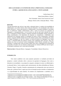 EDUCA&Ccedil;&Atilde;O B&Aacute;SICA E O ENSINO DE L&Iacute;NGUA