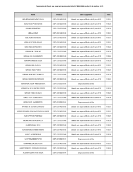 Pagamento de fiscais que atuaram na prova do Edital nº 390/2014