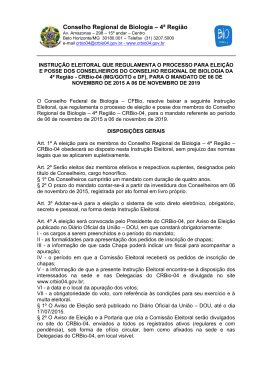 Instru&ccedil;&atilde;o Eleitoral