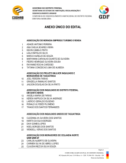 Veja lista completa de habilitados