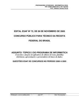 edital esaf n&ordm; 72, de 09 de novembro de 2005 concurso