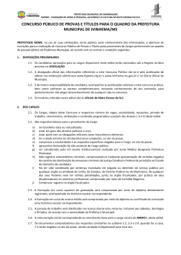 Ivinhema/MS - Di&aacute;rio Oficial