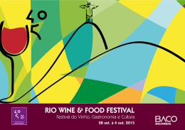 Apresentação RIO WINE AND FOOD FESTIVAL (RWFF) – Português