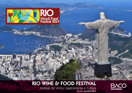RIO WINE & FOOD FESTIVAL - Rio Wine and Food Festival 2015