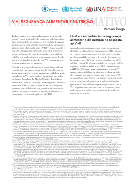 Policy Brief HIV, food security and nutrition