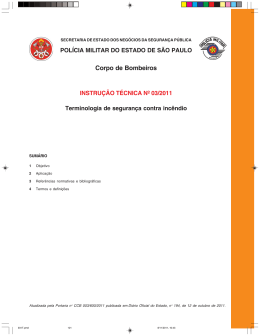 IT-03. Terminologia de seguran&ccedil;a contra inc&ecirc;ndio
