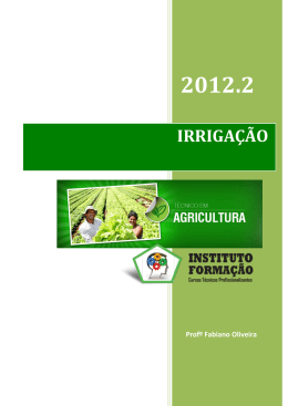 IRRIGA&Ccedil;&Atilde;O - Instituto Forma&ccedil;&atilde;o