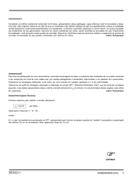 Prova de Engenharia Civil - Engenharia Civil