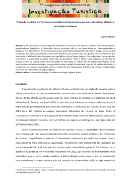 5to Congreso Latinoamericano de Investigaci&oacute;n Tur&iacute;stica