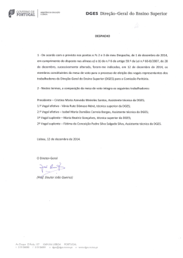 Despacho da Mesa de Voto em 2014