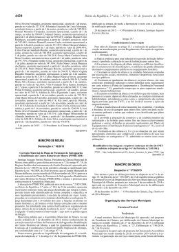 Declara&ccedil;&atilde;o n.&ordm; 18/2015, de 18 de fevereiro