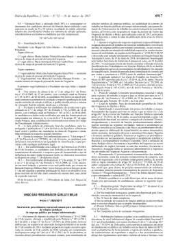 An&uacute;ncio no Di&aacute;rio da Rep&uacute;blica