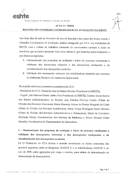 REUNI&Atilde;OPO CQNSELHQ. COORDENADOR. DA