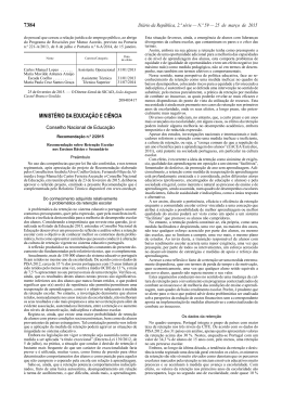Recomenda&ccedil;&atilde;o n.&ordm; 2/2015 - Conselho Nacional de Educa&ccedil;&atilde;o