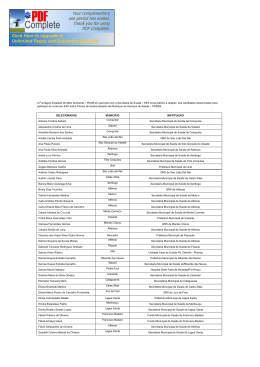 SES torna p&uacute;blico a rela&ccedil;&atilde;o dos