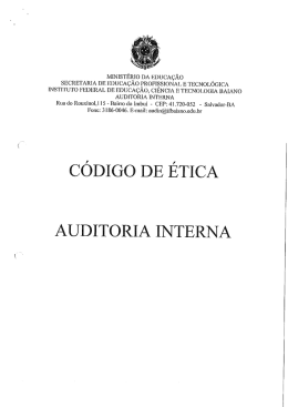 Código de Ética da Audin